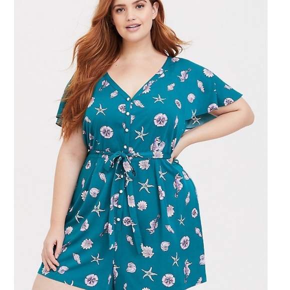 torrid Pants - TORRID/her universe the little mermaid romper!!